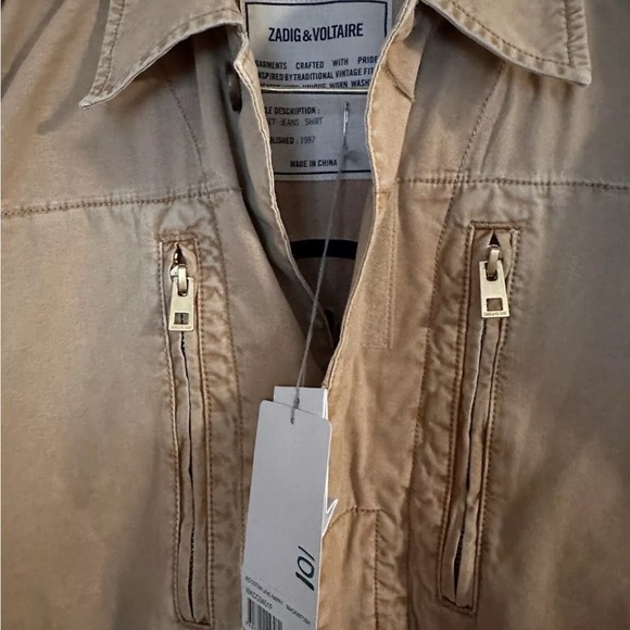 NWT $398 Zadig & Voltaire Kid Cotton Good Vibes Jacket Large - Picture 5 of 16